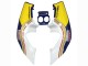 1987-1989 Honda CBR400RR NC23 Motorcycle Fairings - White Yellow Blue Rothmans Australia