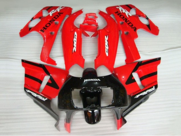 1990-1999 Honda CBR400RR NC29 Motorcycle Fairings - Red Glossy Black Fireblade Australia