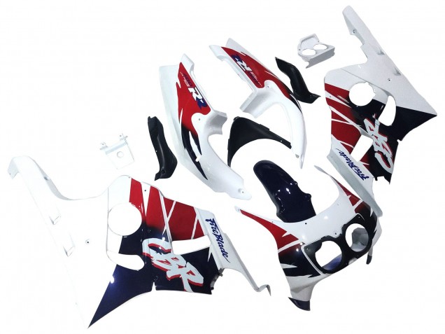 1990-1999 Honda CBR400RR NC29 Motorcycle Fairings - White Red Dark Blue Fireblade Australia