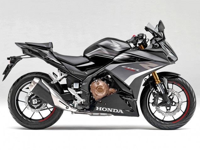 2022 Honda CBR400R Motorcycle Fairings - White Matte Black Australia