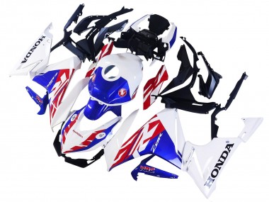 Affordable 2022 Honda CBR400R Motorcycle Fairing - White Red Blue Australia