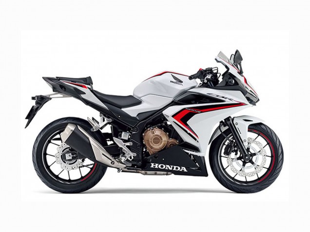 2022 Honda CBR400R Motorcycle Fairings - White Red Glossy Black Australia
