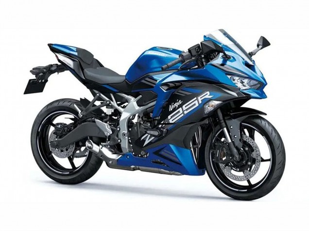 2019-2025 Kawasaki ZX25R ZX-25R Motorcycle Fairings - Blue White Matte Black Australia