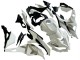 2019-2025 Kawasaki ZX25R ZX-25R Motorcycle Fairings - White Silver Green Black Trick Star Australia