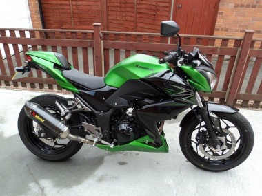Affordable 2015-2016 Kawasaki Z250/Z300 Motorcycle Fairing - Green Matte Black Australia