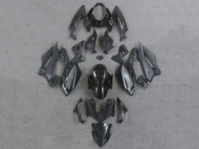 2018-2024 Kawasaki Z400 Motorcycle Fairings - Matte Black Glossy Black Australia