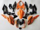 2018-2024 Kawasaki Z400 Motorcycle Fairings - Orange Glossy Black Australia