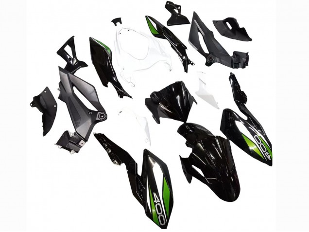 2018-2024 Kawasaki Z400 Motorcycle Fairings - White Glossy Black Green Australia