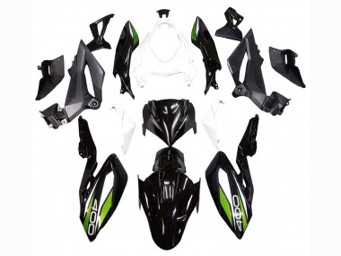 Affordable 2018-2024 Kawasaki Z400 Motorcycle Fairings - White Glossy Black Green Australia