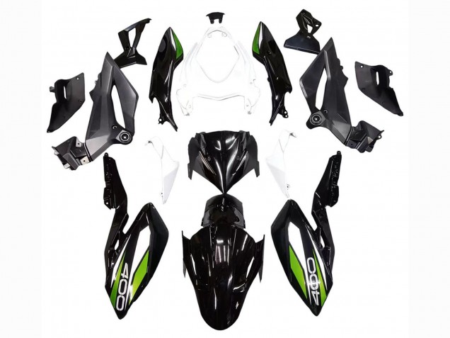 2018-2024 Kawasaki Z400 Motorcycle Fairings - White Glossy Black Green Australia