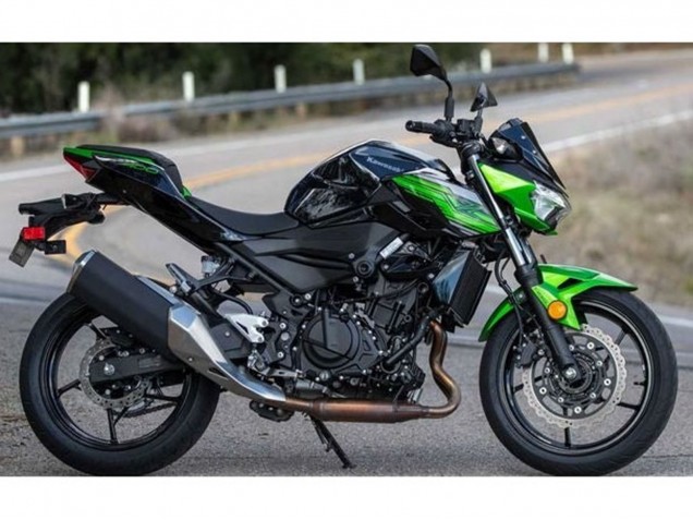 2018-2024 Kawasaki Z400 Motorcycle Fairings - Green Black Australia