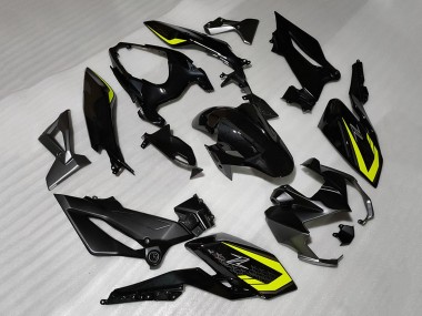 Affordable 2018-2024 Kawasaki Z400 Motorcycle Fairings - Black Yellow Australia