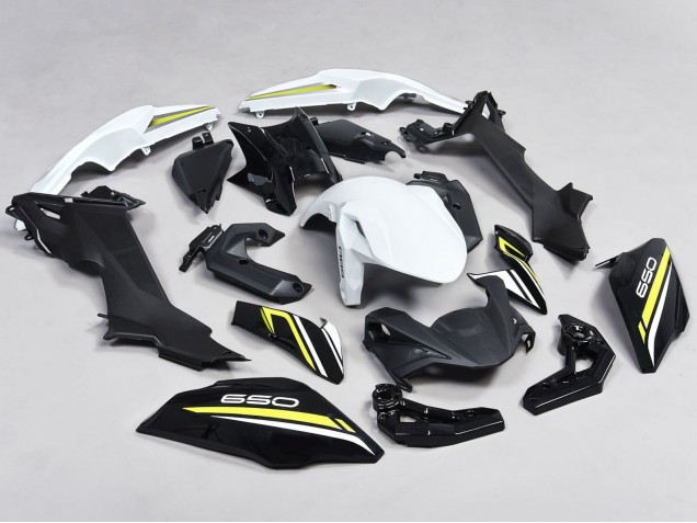 2017-2019 Kawasaki Ninja Z650 Motorcycle Fairings - Black White Yellow Australia