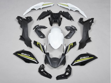 Affordable 2017-2019 Kawasaki Ninja Z650 Motorcycle Fairings - Black White Yellow Australia