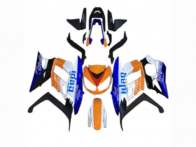 2010-2016 Kawasaki Z1000SX Motorcycle Fairings - Orange White Blue Black Australia
