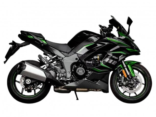 2020-2025 Kawasaki Z1000SX Motorcycle Fairing - Black Green Ninja Australia