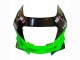 1993-2007 Kawasaki ZZR400 Motorcycle Fairings - Green Glossy Black Green Monster Elf Touch4 Bridgestone Australia