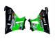 1998-2003 Kawasaki ZZR600 Motorcycle Fairings - Green Black Monster Elf Australia