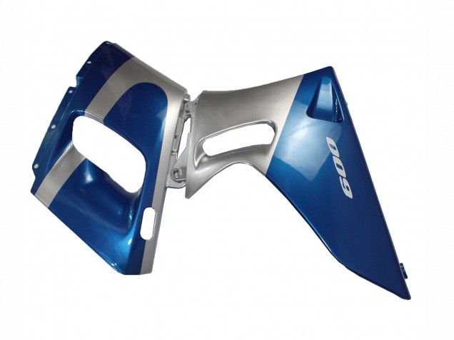 1998-2003 Kawasaki ZZR600 Motorcycle Fairings - Blue Silver Black Australia