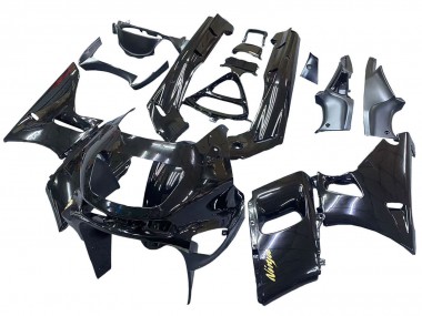 Affordable 1993-2007 Kawasaki ZZR400 Motorcycle Fairings - Glossy Black Gold Ninja Australia