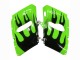 1998-2003 Kawasaki ZZR600 Motorcycle Fairings - Green Glossy Black Flame Australia