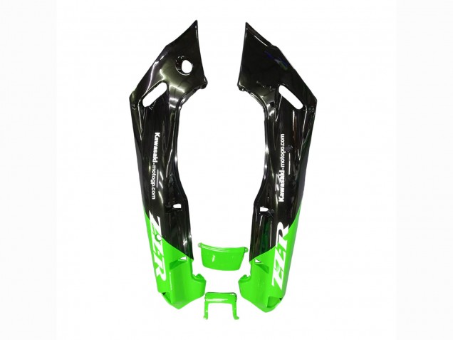 1993-2007 Kawasaki ZZR400 Motorcycle Fairings - Green Glossy Black Blue Monster Elf Touch4 Bridgestone Australia