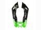 1998-2003 Kawasaki ZZR600 Motorcycle Fairings - Green Glossy Black Blue Monster Elf Touch4 Bridgestone Australia