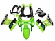 1998-2003 Kawasaki ZZR600 Motorcycle Fairings - Green Glossy Black Blue Monster Elf Touch4 Bridgestone Australia