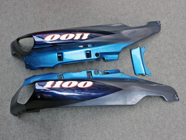 1993-2003 Kawasaki ZZR1100 Motorcycle Fairings - Glossy Blue Grey Australia