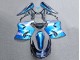 1993-2003 Kawasaki ZZR1100 Motorcycle Fairings - Glossy Blue Grey Australia