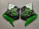 1993-2003 Kawasaki ZZR1100 Motorcycle Fairings - Glossy Black Green Flame Australia