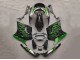 1993-2003 Kawasaki ZZR1100 Motorcycle Fairings - Glossy Black Green Flame Australia