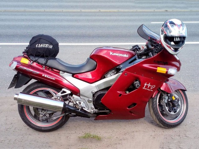 1993-2003 Kawasaki ZZR1100 Motorcycle Fairings - Red Australia