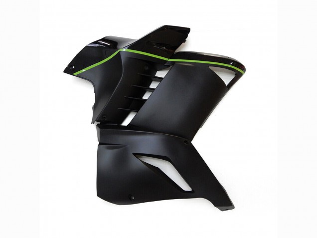 2007-2009 Kawasaki GTR1400/ZG1400 Motorcycle Fairings - Matte Black Green Lines Australia