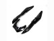 2007-2009 Kawasaki GTR1400/ZG1400 Motorcycle Fairings - Matte Black Green Lines Australia