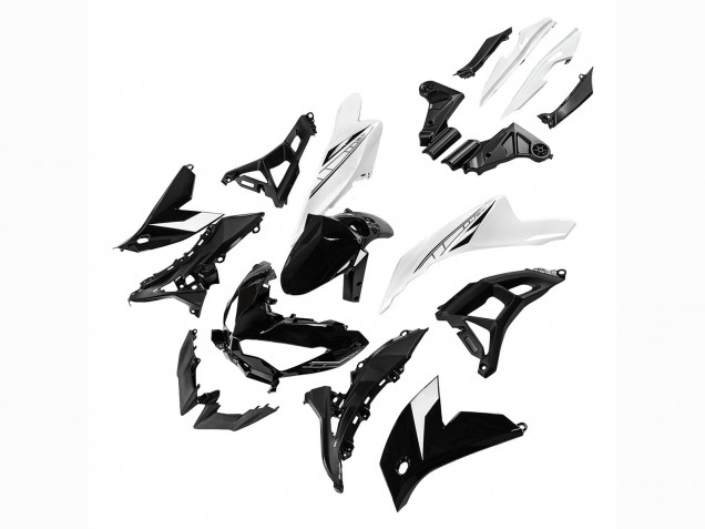 2022-2025 Kawasaki Versys 650 Motorcycle Fairings - Glossy Black White Australia