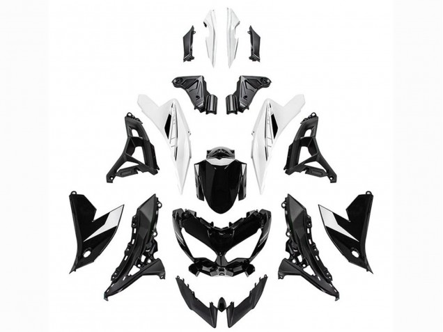 2022-2025 Kawasaki Versys 650 Motorcycle Fairings - Glossy Black White Australia