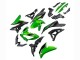 2022-2025 Kawasaki Versys 650 Motorcycle Fairings - Green Glossy Black Australia