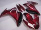 2009-2015 Yamaha FZ6R Motorcycle Fairings - Red White Black Australia
