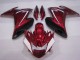 2009-2015 Yamaha FZ6R Motorcycle Fairings - Red White Black Australia