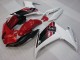 2009-2015 Yamaha FZ6R Motorcycle Fairings - Red White Black 6 Australia