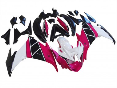 Affordable 2009-2015 Yamaha FZ6R Motorcycle Fairings - Raspberry White Black Australia