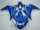 2009-2015 Yamaha FZ6R Motorcycle Fairings - Blue White Australia