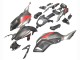 2012-2017 Yamaha MT07/FZ07 Motorcycle Fairings - Grey Red Australia