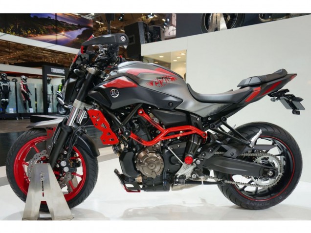 2012-2017 Yamaha MT07/FZ07 Motorcycle Fairings - Grey Red Australia