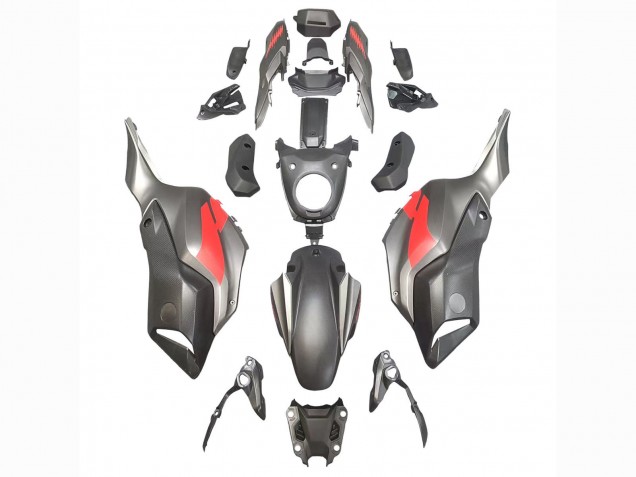 2012-2017 Yamaha MT07/FZ07 Motorcycle Fairings - Grey Red Australia