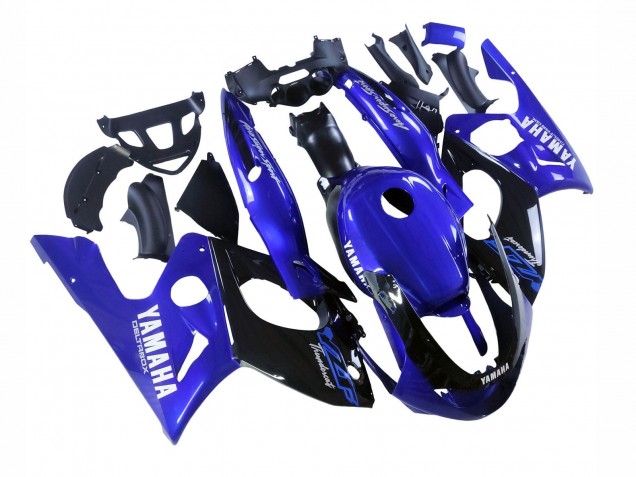 1996-2007 Yamaha YZF600R Thundercat Motorcycle Fairings - Blue Glossy Black Australia