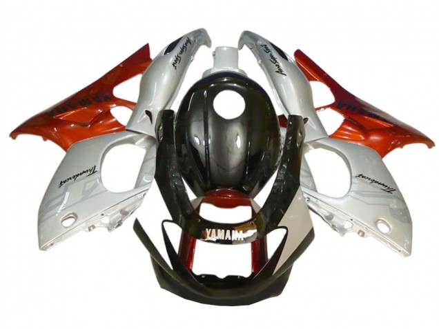 1996-2007 Yamaha YZF600R Thundercat Motorcycle Fairings - Black Silver Burnt Orange Australia