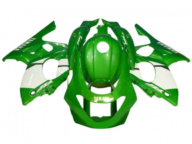 1996-2007 Yamaha YZF600R Thundercat Motorcycle Fairing - Green White Australia