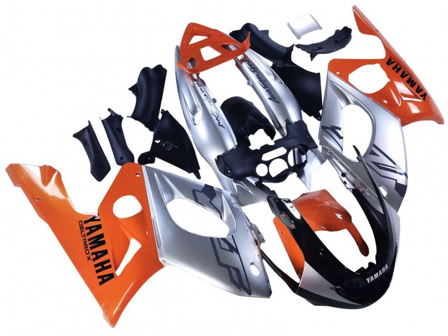 1996-2007 Yamaha YZF600R Thundercat Motorcycle Fairings - Orange Grey Glossy Black Australia
